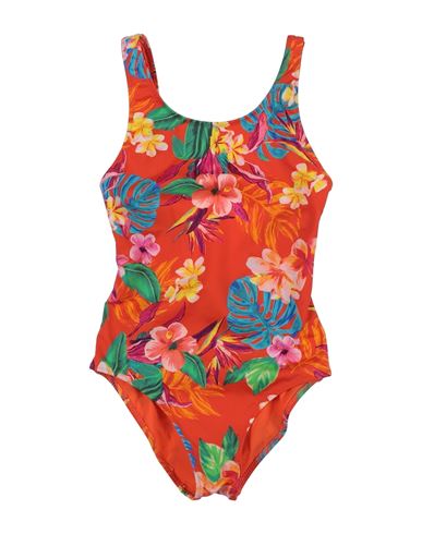 Banana Moon Kids'  Toddler Girl One-piece Swimsuit Orange Size 6 Polyamide, Elastane