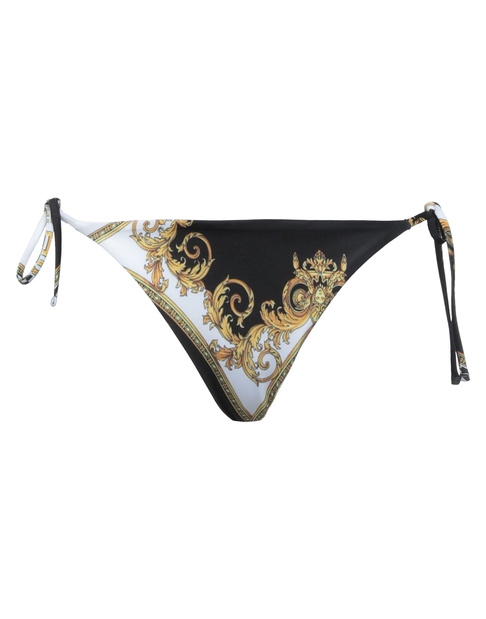 市場 ヴェルサーチ レディース トップのみ 水着 Barocco Triangle Bikini Top gold print 