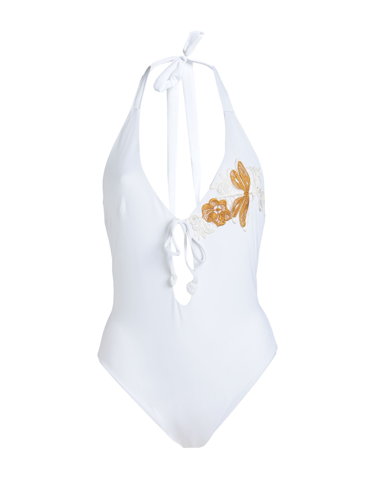 Pepita One-piece Swimsuits In White