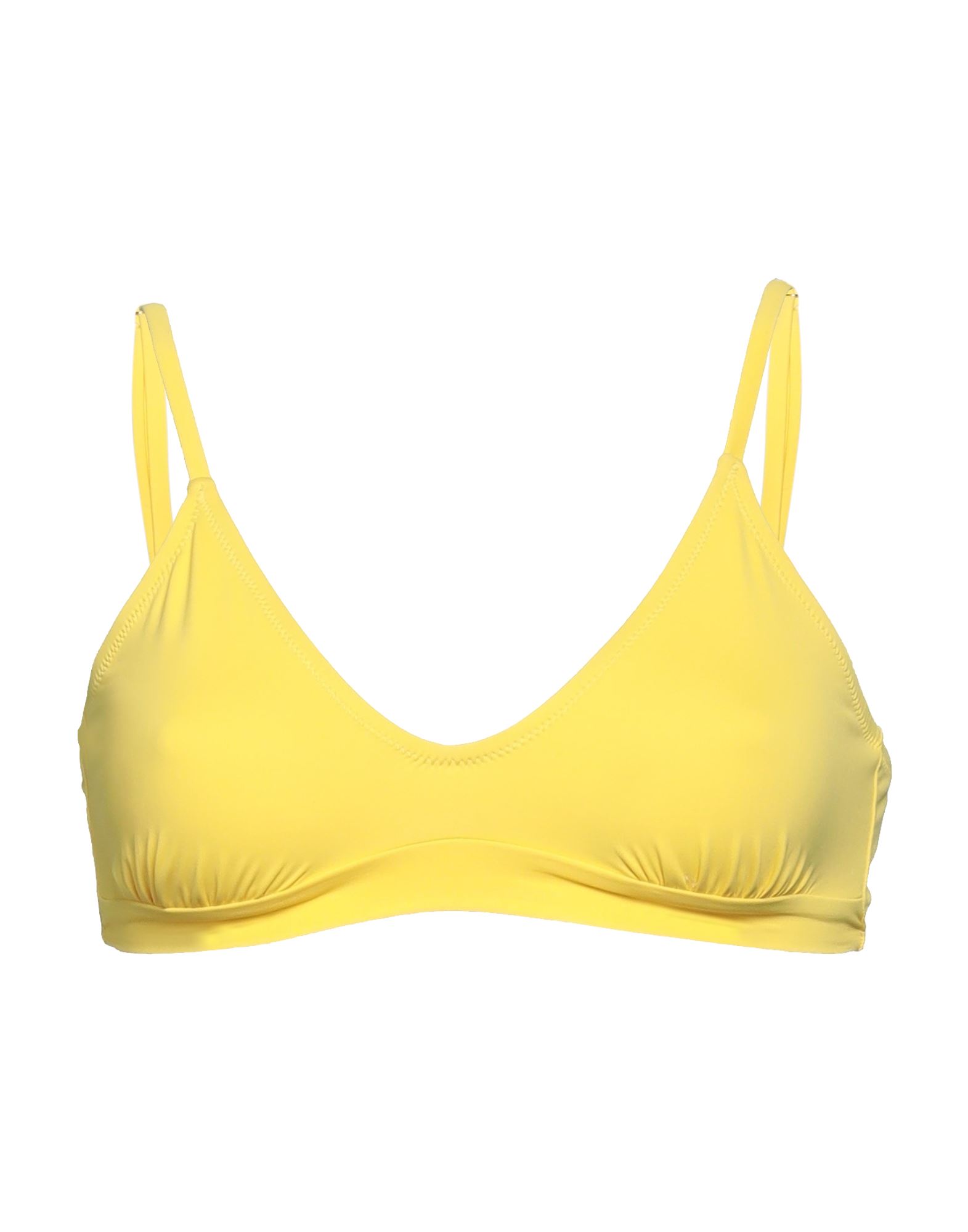 Mimì À La Mer Bikini Tops In Yellow