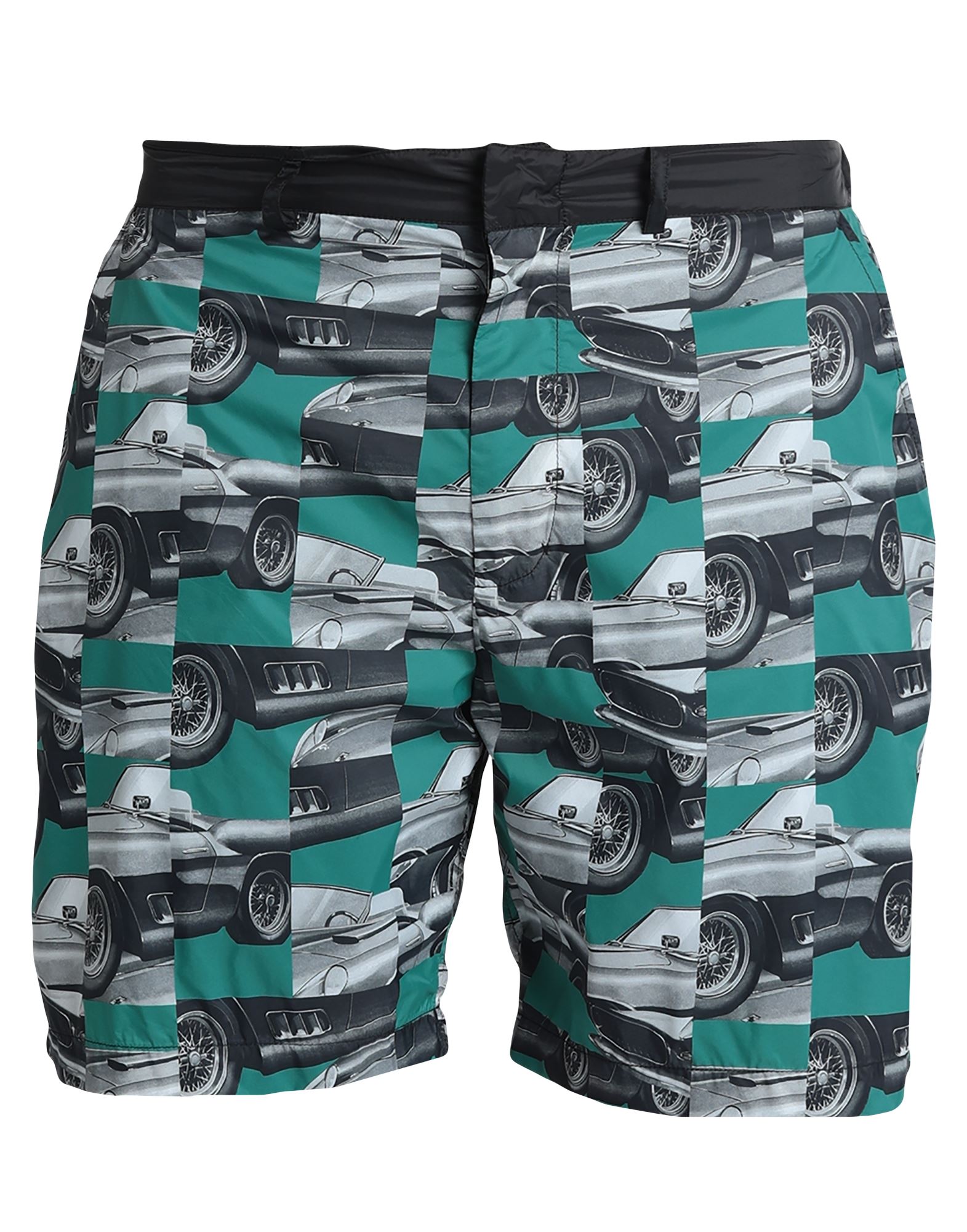 Shop Ferrari Man Beach Shorts And Pants Emerald Green Size S Polyamide