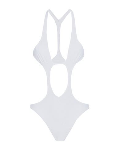 Rick Owens Woman One-piece Swimsuit White Size 4 Viscose, Silk