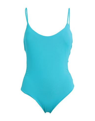 Fisico Woman One-piece Swimsuit Turquoise Size L Polyamide, Elastane In Blue