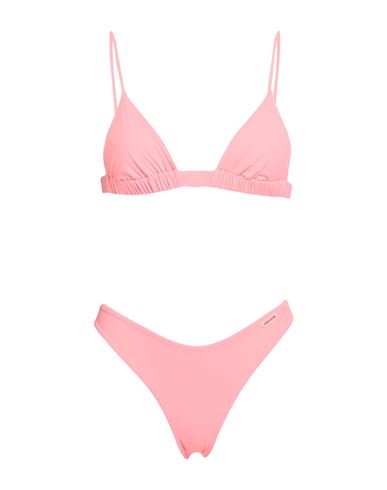 Semicouture Woman Bikini Salmon Pink Size 2 Polyamide, Elastane