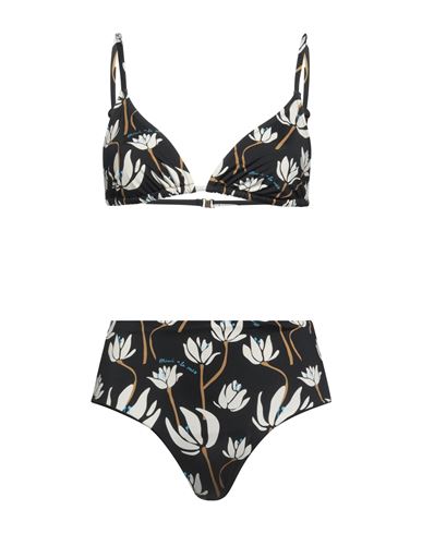 Mimì À La Mer Woman Bikini Black Size 2 Polyamide, Elastane