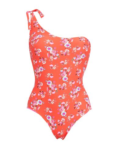 Fisico Woman One-piece Swimsuit Orange Size S Polyamide, Elastane