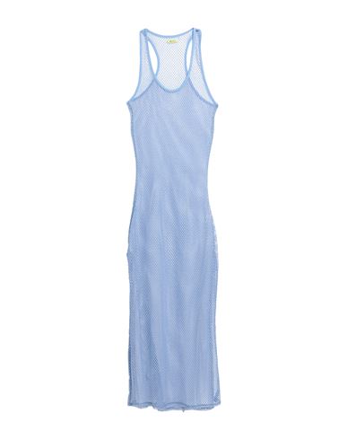 4giveness Woman Cover-up Sky Blue Size M Viscose, Polyester, Polyamide, Elastane