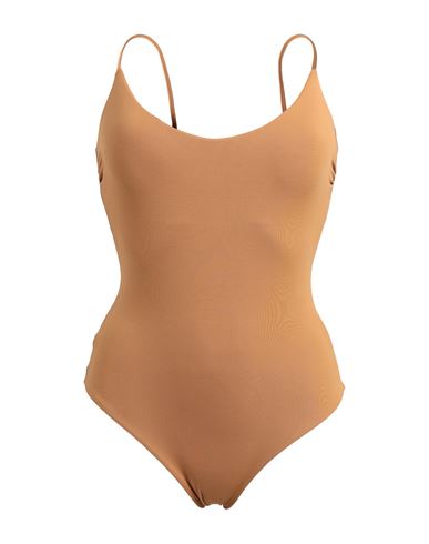 Fisico Woman One-piece Swimsuit Camel Size M Polyamide, Elastane In Beige
