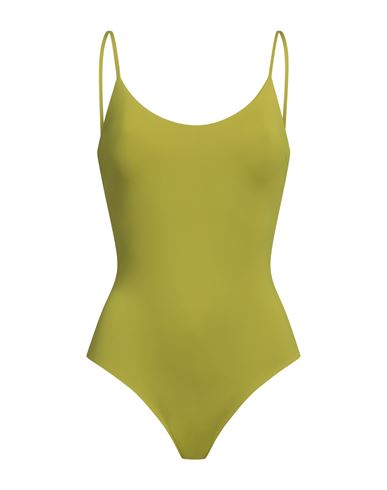 Fisico Woman One-piece Swimsuit Military Green Size L Polyamide, Elastane