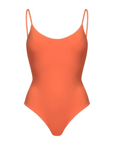 Fisico Woman One-piece Swimsuit Orange Size M Polyamide, Elastane