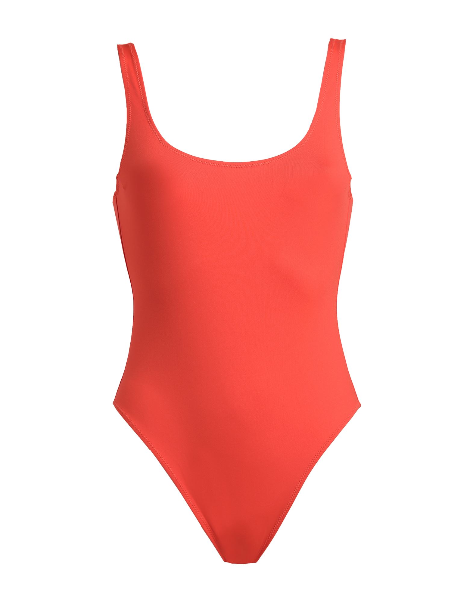 Mc2 Saint Barth Shiny Orange One Piece Swimsuit In Orange