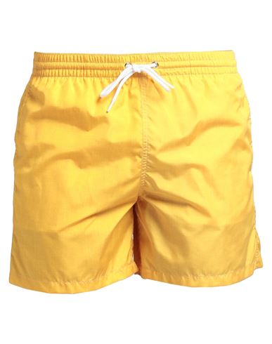 Fiorio Man Swim Trunks Yellow Size M Polyester