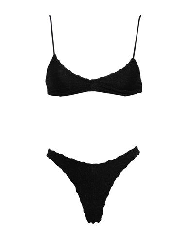 Anjuna Woman Bikini Black Size L Polyamide, Elastane