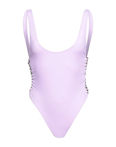 Stella Mccartney Woman One-piece Swimsuit Light Purple Size L Polyamide, Elastane