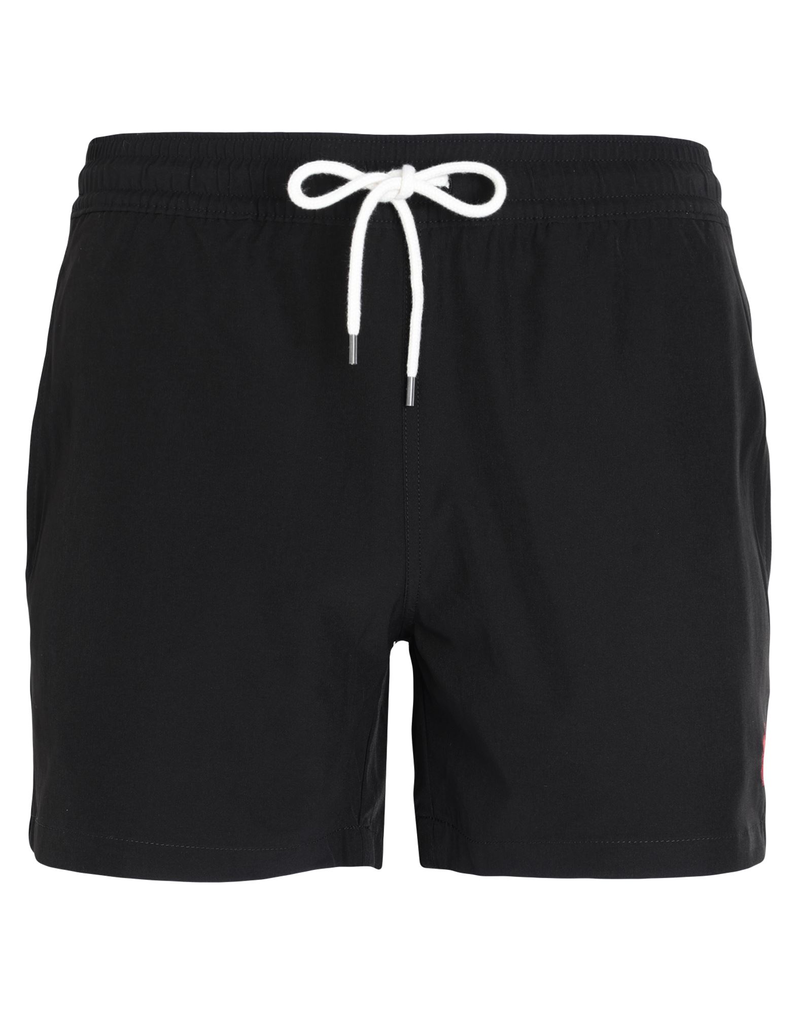 Polo Ralph Lauren Man Swim Trunks Black Size L Recycled Polyester, Elastane