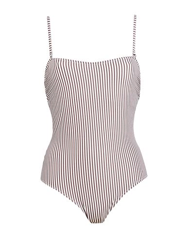 Momoní Woman One-piece Swimsuit Brown Size Xs Polyamide, Polyester, Elastane
