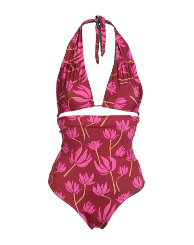 Mimì À La Mer Woman Bikini Burgundy Size 8 Polyamide, Elastane In Red