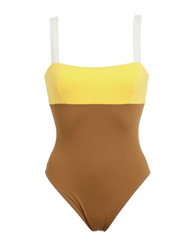 Mimì À La Mer Woman One-piece Swimsuit Camel Size 8 Polyamide, Elastane In Beige