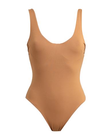 Fisico Cristina Ferrari Fisico Woman One-piece Swimsuit Camel Size M Polyamide, Elastane In Beige