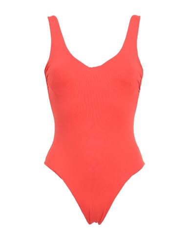 Fisico Cristina Ferrari Fisico Woman One-piece Swimsuit Tomato Red Size M Polyamide, Elastane In Tomato Red