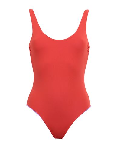 Fisico Woman One-piece Swimsuit Tomato Red Size M Polyamide, Elastane