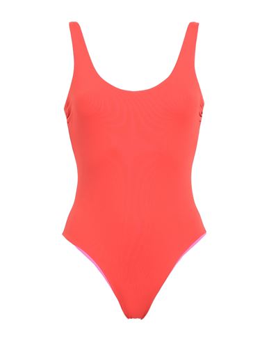 Fisico Cristina Ferrari Fisico Woman One-piece Swimsuit Tomato Red Size M Polyamide, Elastane In Red