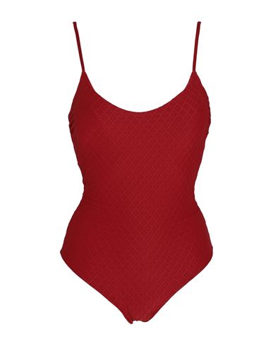 Fisico Cristina Ferrari Fisico Woman One-piece Swimsuit Garnet Size L Polyamide, Elastane In Red