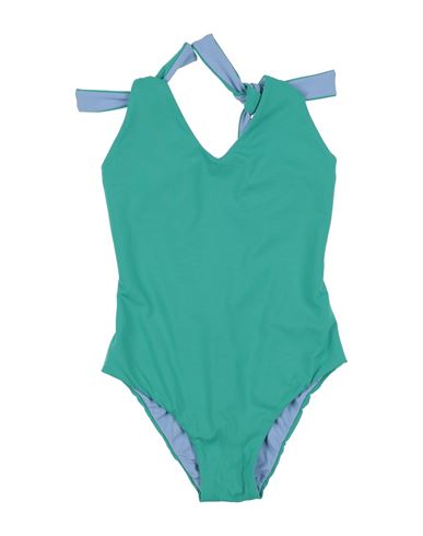 Fisichino Babies'  Toddler Girl One-piece Swimsuit Turquoise Size 4 Polyamide, Elastane In Blue