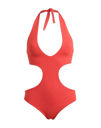 Fisico Woman One-piece Swimsuit Tomato Red Size S Polyamide, Elastane