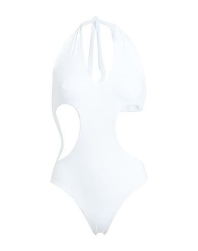 Fisico Woman One-piece Swimsuit White Size Xs Polyamide, Elastane