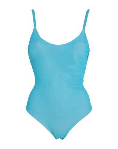 Shop Fisico Woman One-piece Swimsuit Turquoise Size S Polyamide, Elastane In Blue