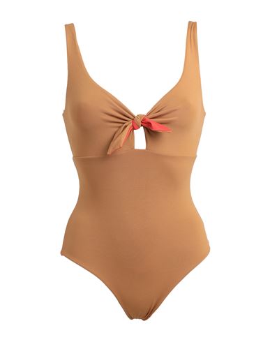 Fisico Woman One-piece Swimsuit Camel Size S Polyamide, Elastane In Brown