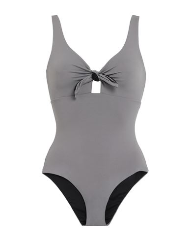 Fisico Woman One-piece Swimsuit Grey Size S Polyamide, Elastane