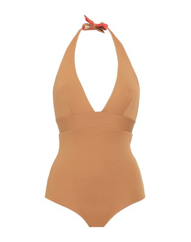 Fisico Woman One-piece Swimsuit Brown Size S Polyamide, Elastane