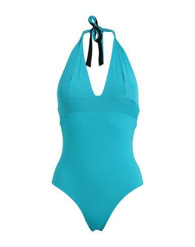 Fisico Woman One-piece Swimsuit Turquoise Size S Polyamide, Elastane In Blue