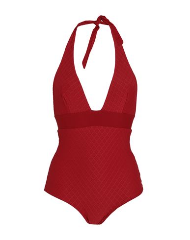 Fisico Woman One-piece Swimsuit Burgundy Size S Polyamide, Elastane In Red