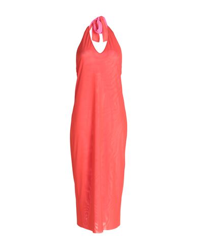 Fisico Woman Cover-up Coral Size S Polyamide, Elastane In Red