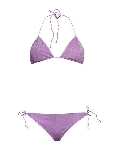 Oseree Oséree Woman Bikini Lilac Size L Polyamide, Metal In Purple