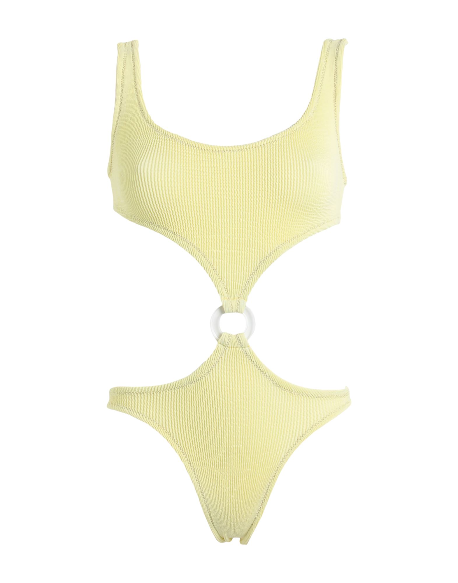 Shop Reina Olga Woman One-piece Swimsuit Light Yellow Size Onesize Polyamide, Elastane
