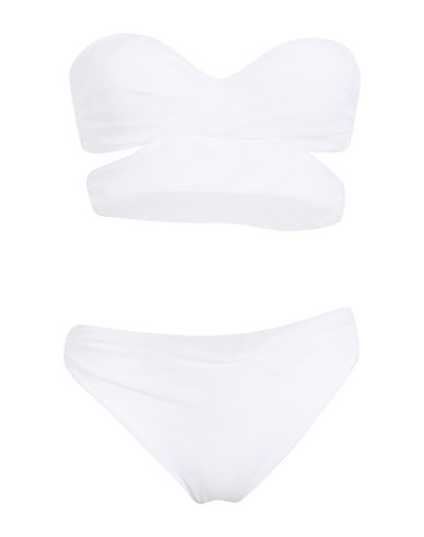 Gentryportofino Woman Bikini White Size 4 Polyamide, Elastane