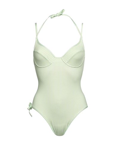 Mimì À La Mer Woman One-piece Swimsuit Green Size 6 Polyamide, Elastane
