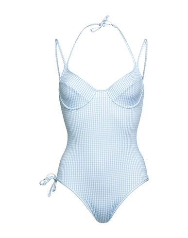 Mimì À La Mer Woman One-piece Swimsuit Sky Blue Size 2 Polyamide, Elastane