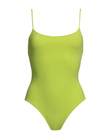 Lido Woman One-piece Swimsuit Light Green Size M Polyamide, Elastane