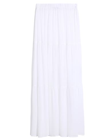 Fisico Woman Long Skirt White Size L Viscose