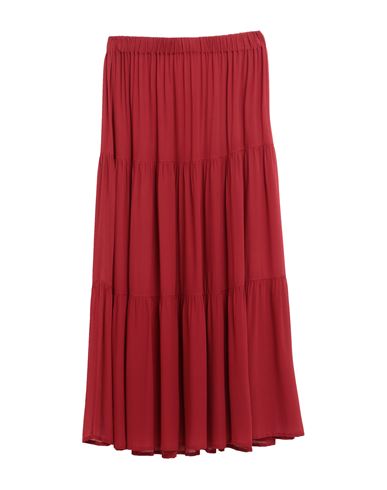 Fisico Woman Long Skirt Brick Red Size M Viscose