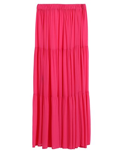 Fisico Woman Long Skirt Fuchsia Size S Viscose In Pink