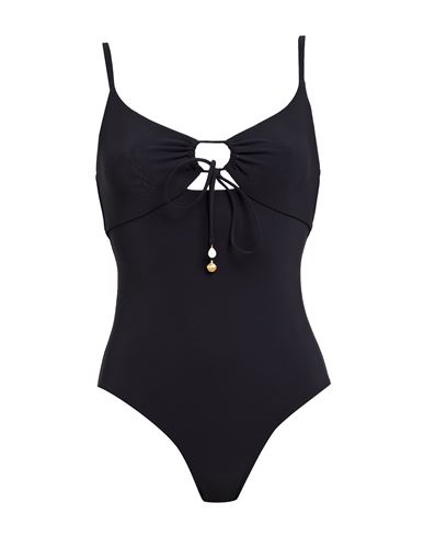 Shop Tory Burch Woman One-piece Swimsuit Black Size Xs Nylon, Lycra