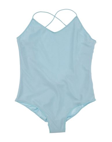 Oseree Babies' Oséree Toddler Girl One-piece Swimsuit Sky Blue Size 6 Nylon, Elastane, Cotton
