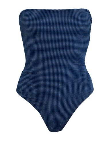 Semicouture Woman One-piece Swimsuit Blue Size 6 Polyester, Polyamide, Elastane