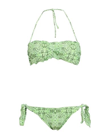 Aniye By Woman Bikini Acid Green Size S Polyester, Elastane